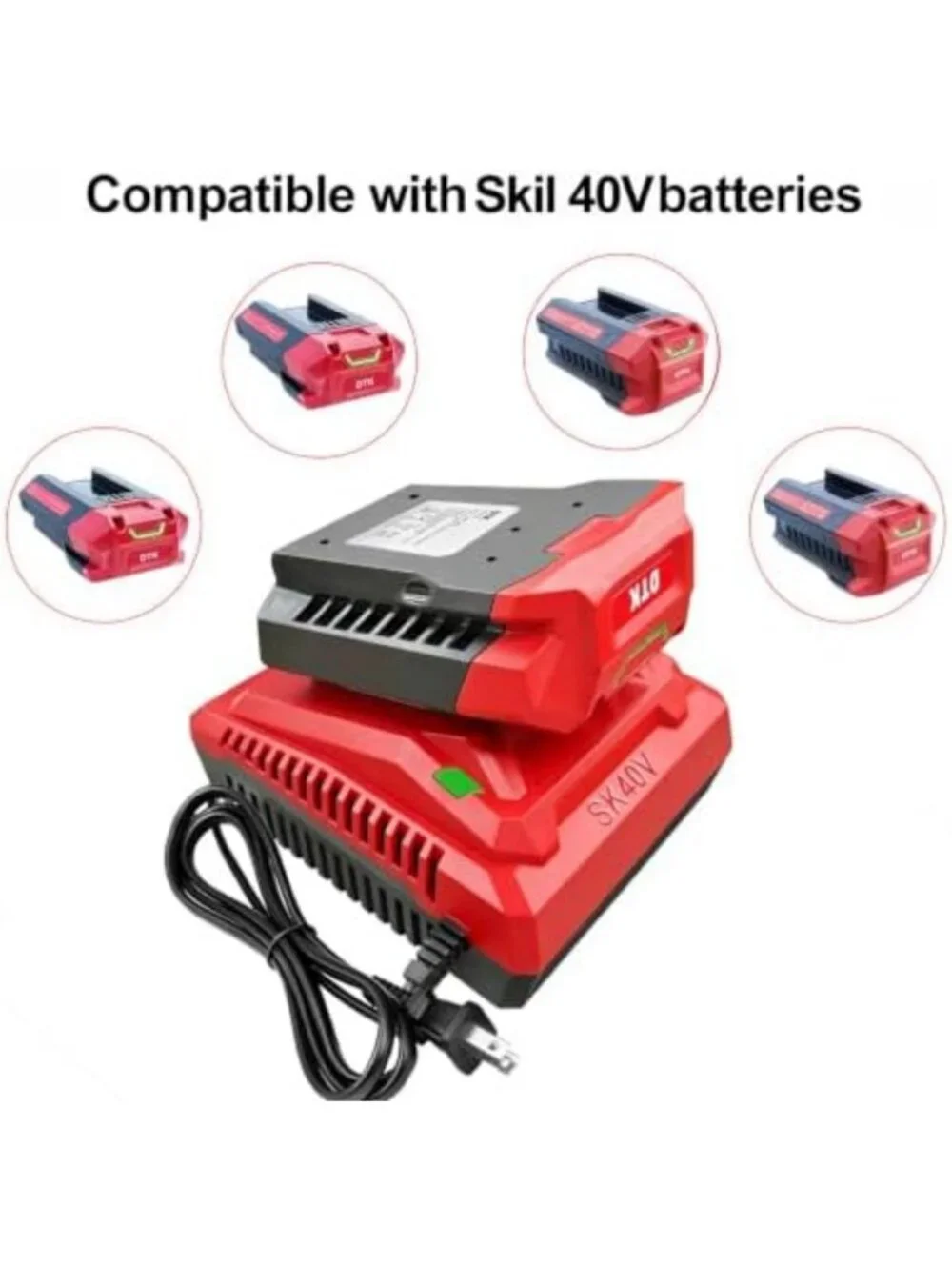 Fast Charging 40V Battery Charger - Rapid Ultra Turbo for Lithium-ion Batteries